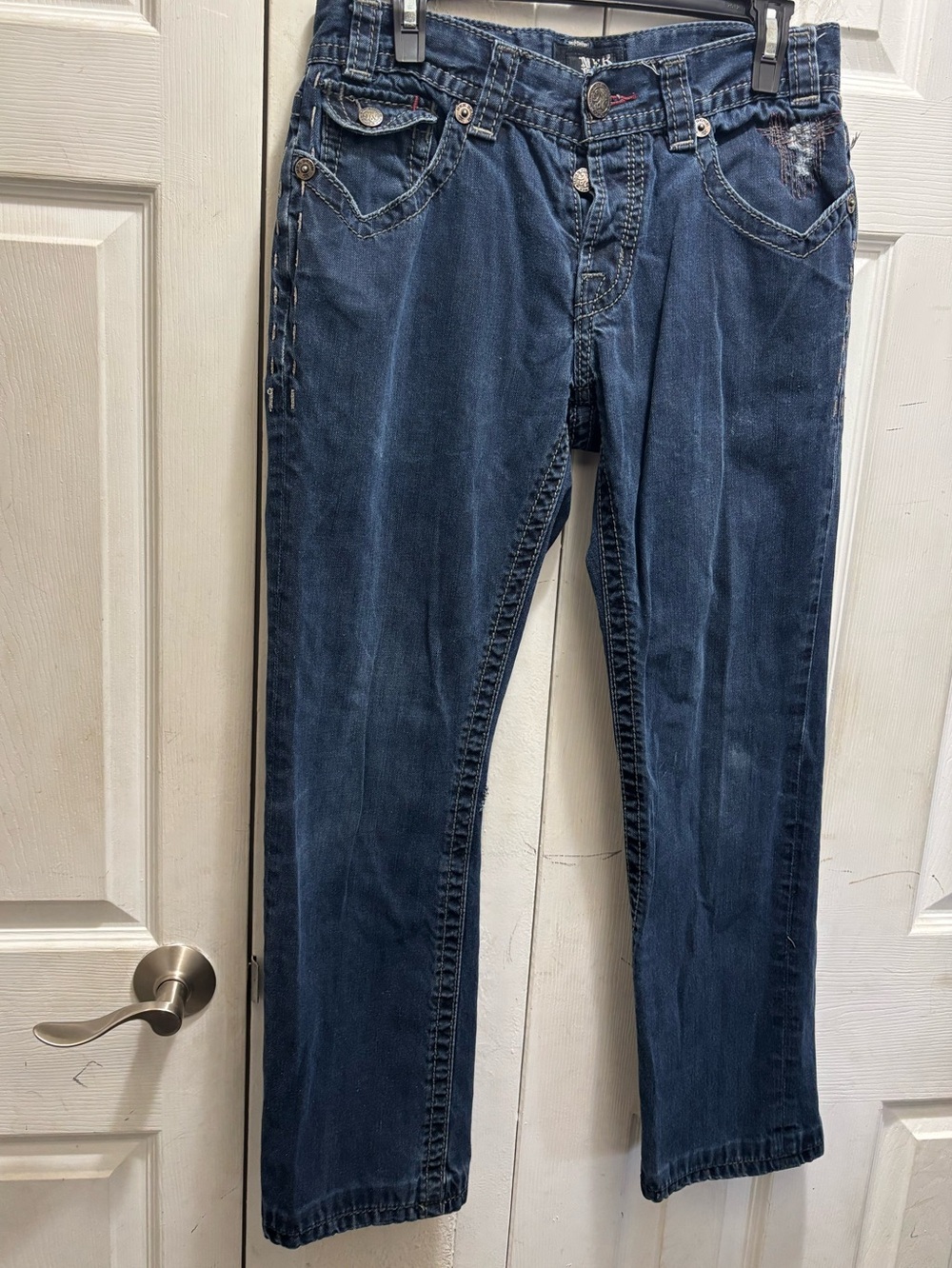 Mek mens Dark Blue Denim Jeans
